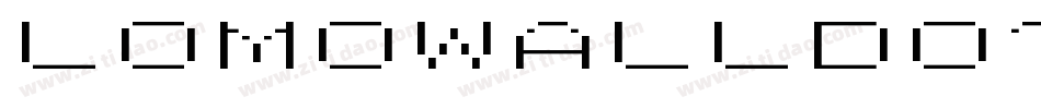 LomoWallDot LT Std 52字体转换